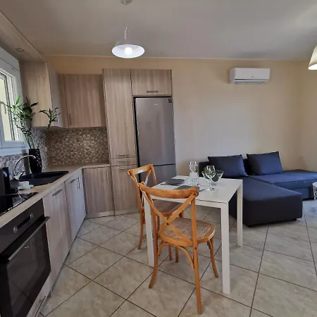 Marine Apartments Paralia Agias Foteinis Extérieur photo