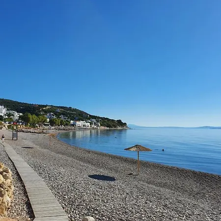 Marine Apartments Paralia Agias Foteinis Extérieur photo